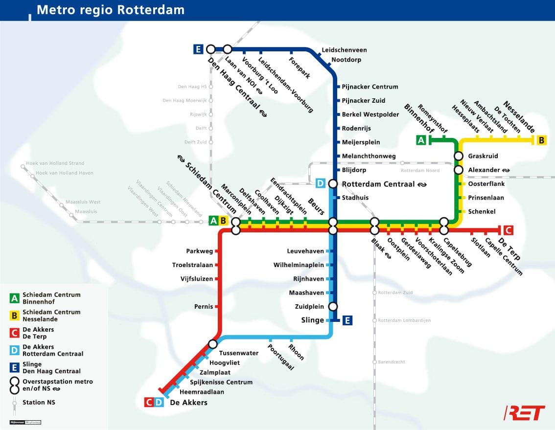 ret kartes Rotterdam