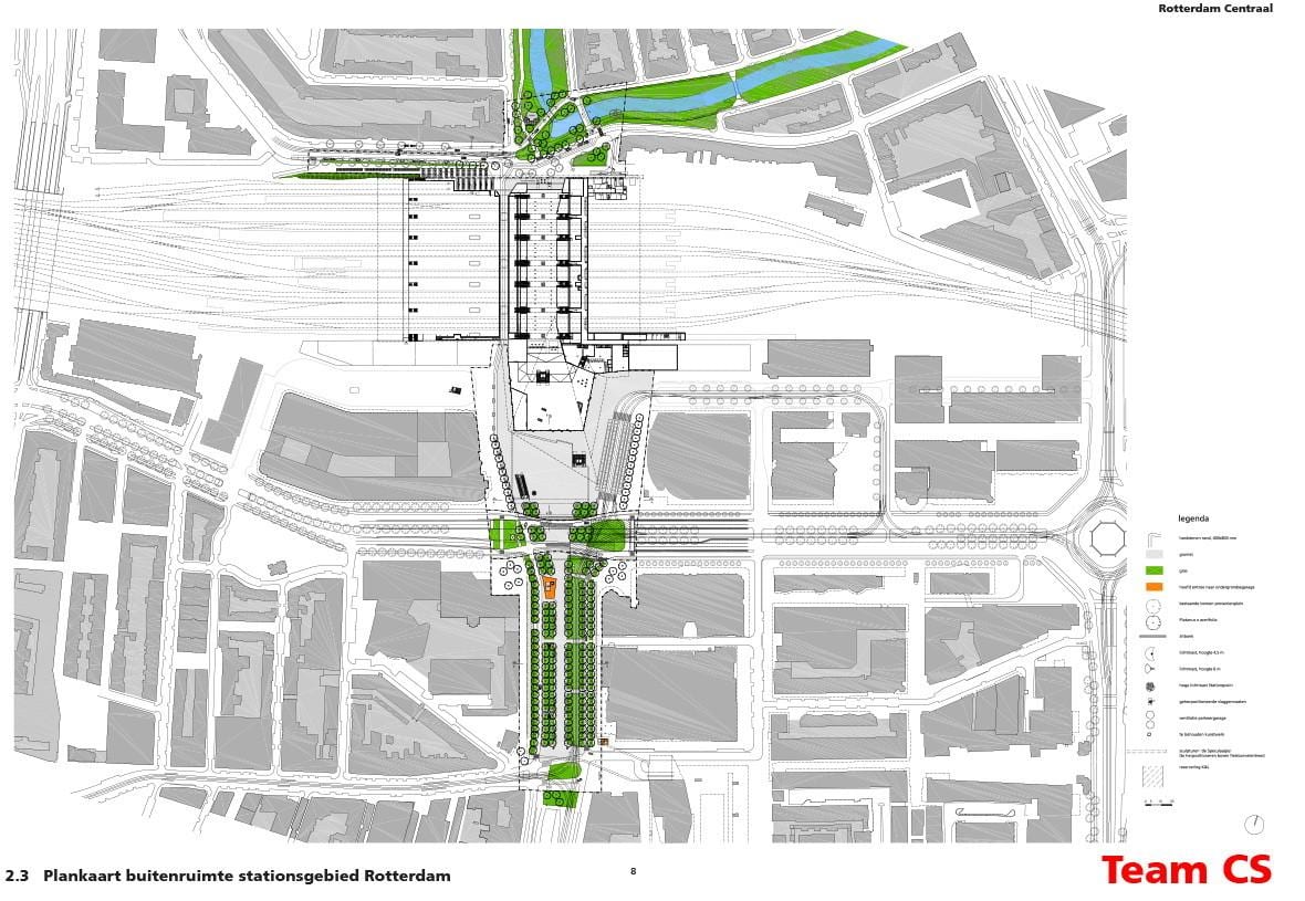 Roterdamas centrālā dzelzceļa stacija map