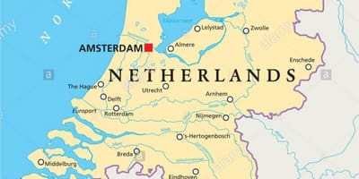 Karte Roterdamā un amsterdamā