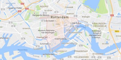 Roterdamas centrs map